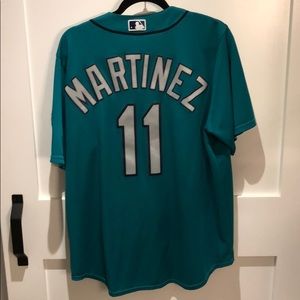 Majestic Shirts - Edgar Martinez Retro Mariners Jersey Majestic Shirts - Edgar Martinez Retro Mariners Jersey